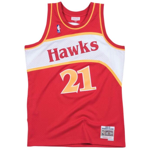 Regata Swingman Atlanta Hawks Mitchell & Ness Hardwood Classics 1986/87 - OGJERSEYSHOP