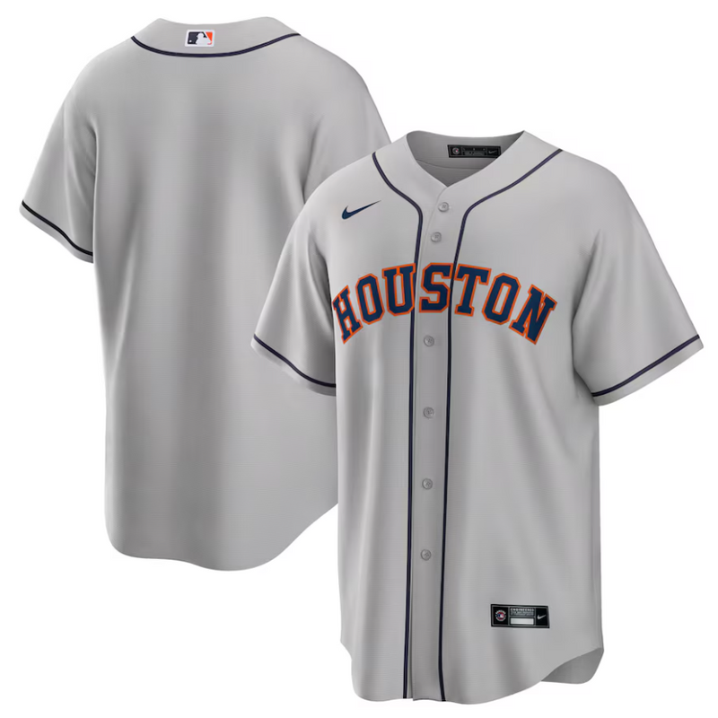 Jersey Houston Astros Cinza Replica Team