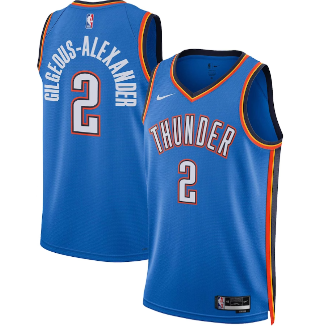 Regata NBA Infantil Oklahoma City Thunder Icon Edition