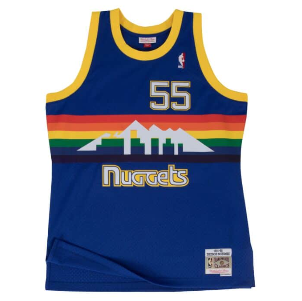 Regata Swingman Denver Nuggets Mitchell & Ness Hardwood Classics 1991/92 Azul - OGJERSEYSHOP