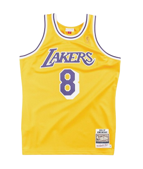 Regata Authentic Los Angeles Lakers Mitchell & Ness Hardwood Classics 1996/97 - OGJERSEYSHOP