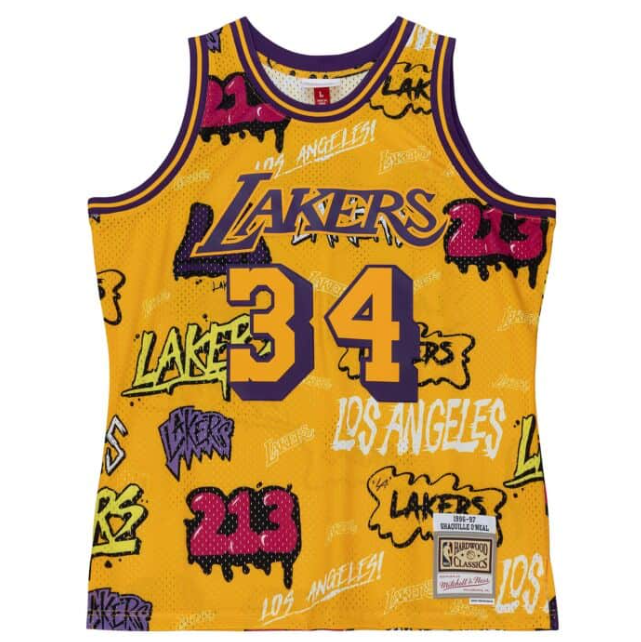 Regata Swingman Slap Sicker Los Angeles Lakers Mitchell & Ness 1996/97 - OGJERSEYSHOP