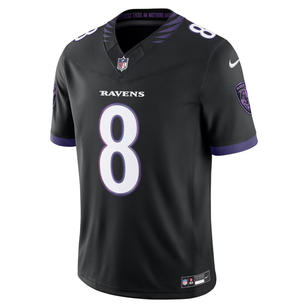 Camisa NFL Baltimore Ravens Vapor F.U.S.E. Limited 26/27 Jersey Preta