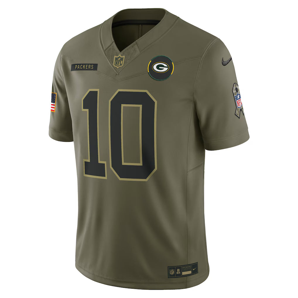 Camisa NFL Green Bay Packer Vapor F.U.S.E. Limited Jersey Salute To Service 2025