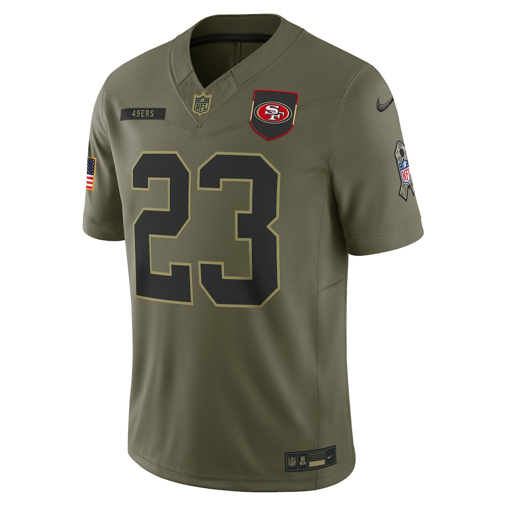 Camisa NFL San Francisco 49ers Vapor F.U.S.E. Limited Jersey Salute To Service 2025