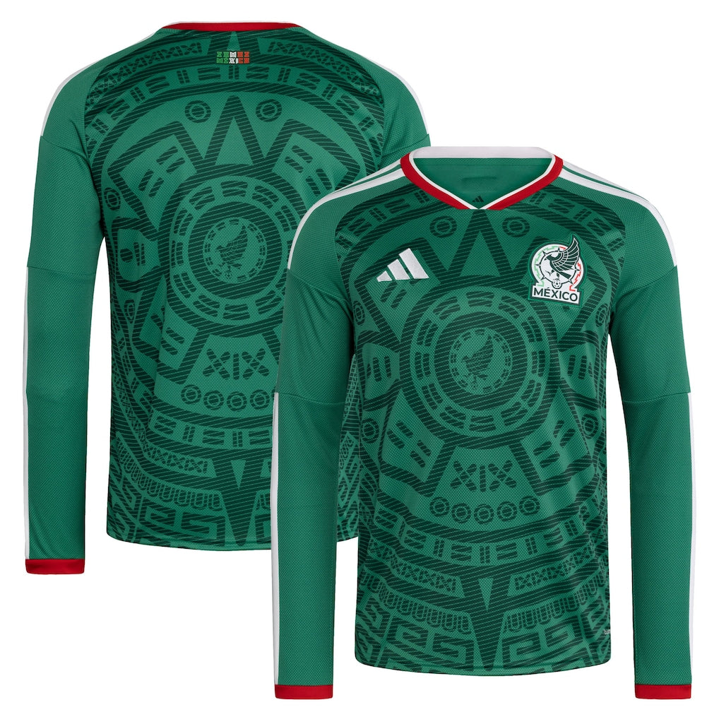 Jersey Seleção México 2026 Manga Longa - Verde
