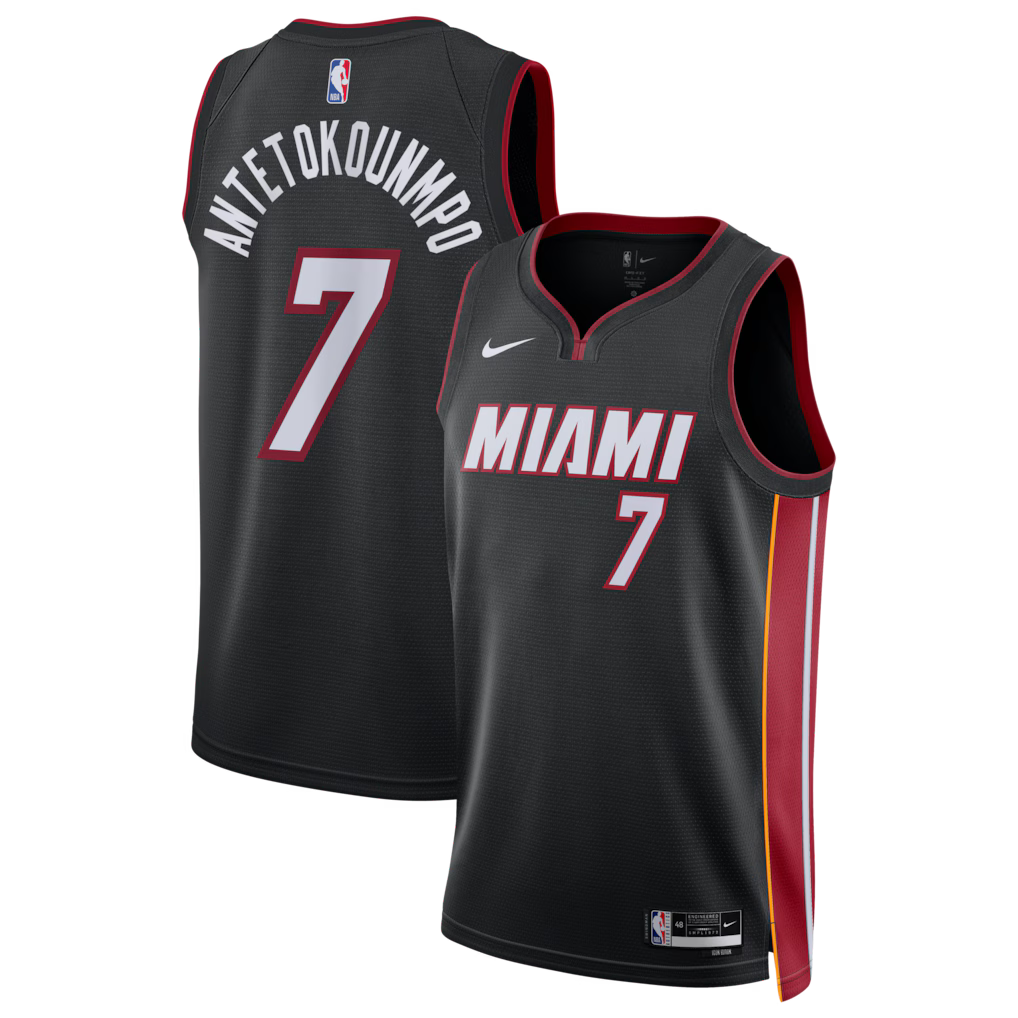 Camisa NBA Miami Heat Icon Edition Giannis Antetokounmpo