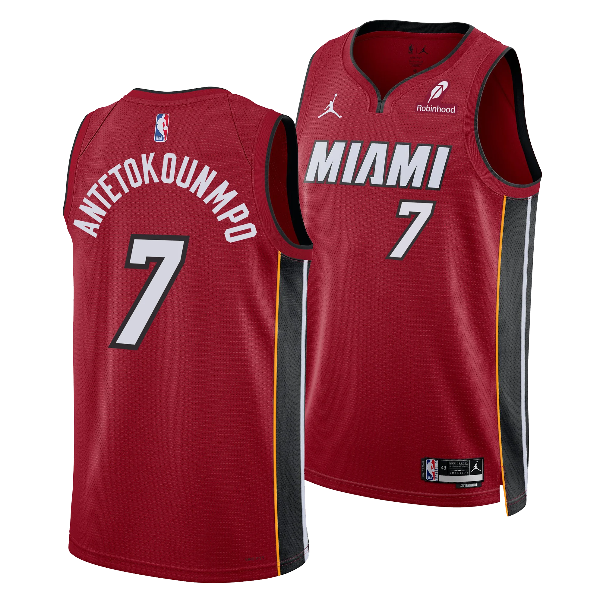 Camisa NBA Miami Heat Statement Edition Giannis Antetokounmpo
