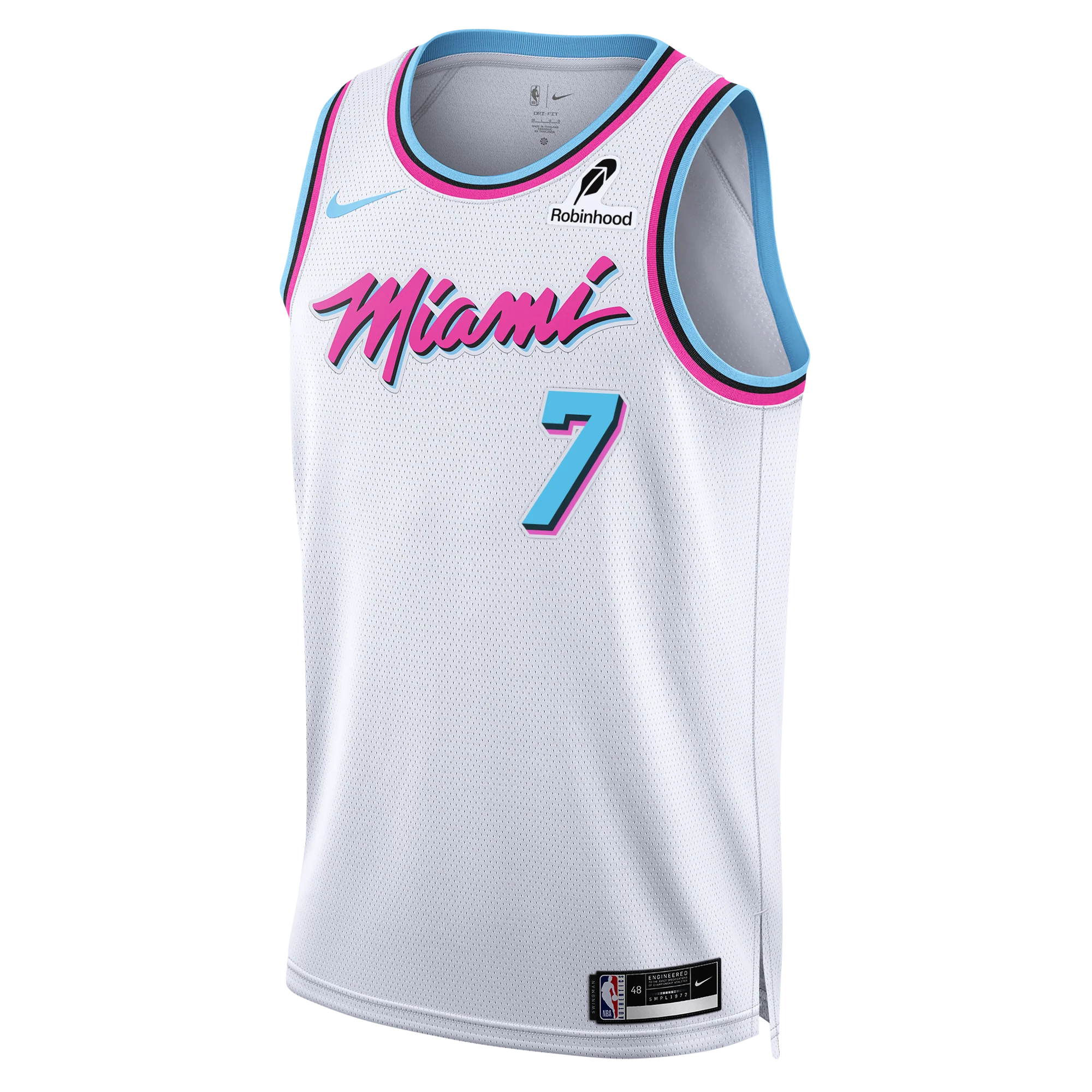 Camisa NBA Miami Heat Vice Edition Giannis Antetokounmpo