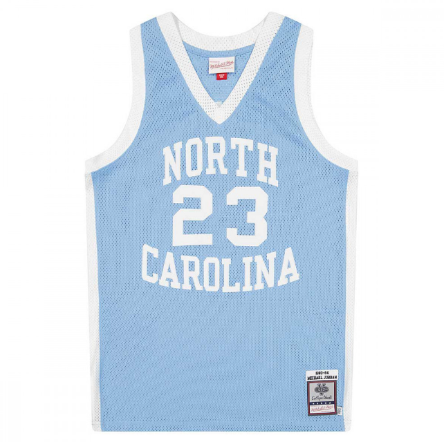 Regata Authentic NCAA North Carolina Michael Jordan 1983/84 Azul - OGJERSEYSHOP