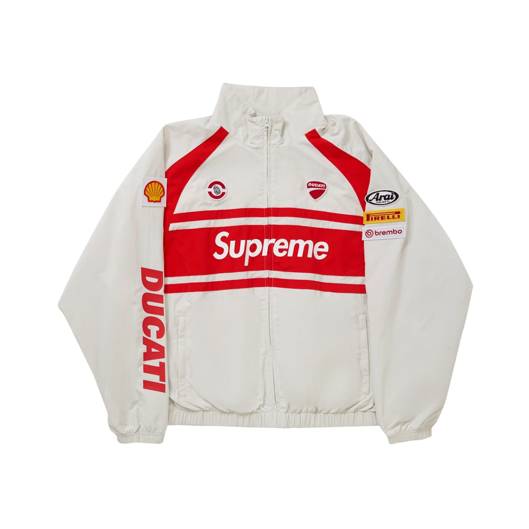 supreme ducati tracksuit light grey 1