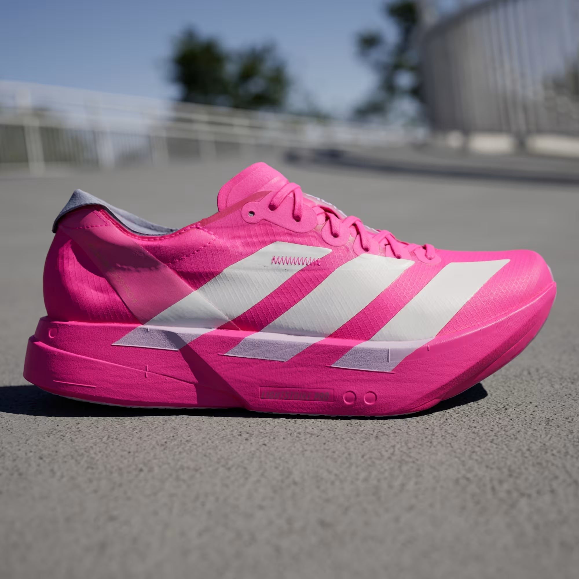 tenis adizero adios pro 4 shock pink