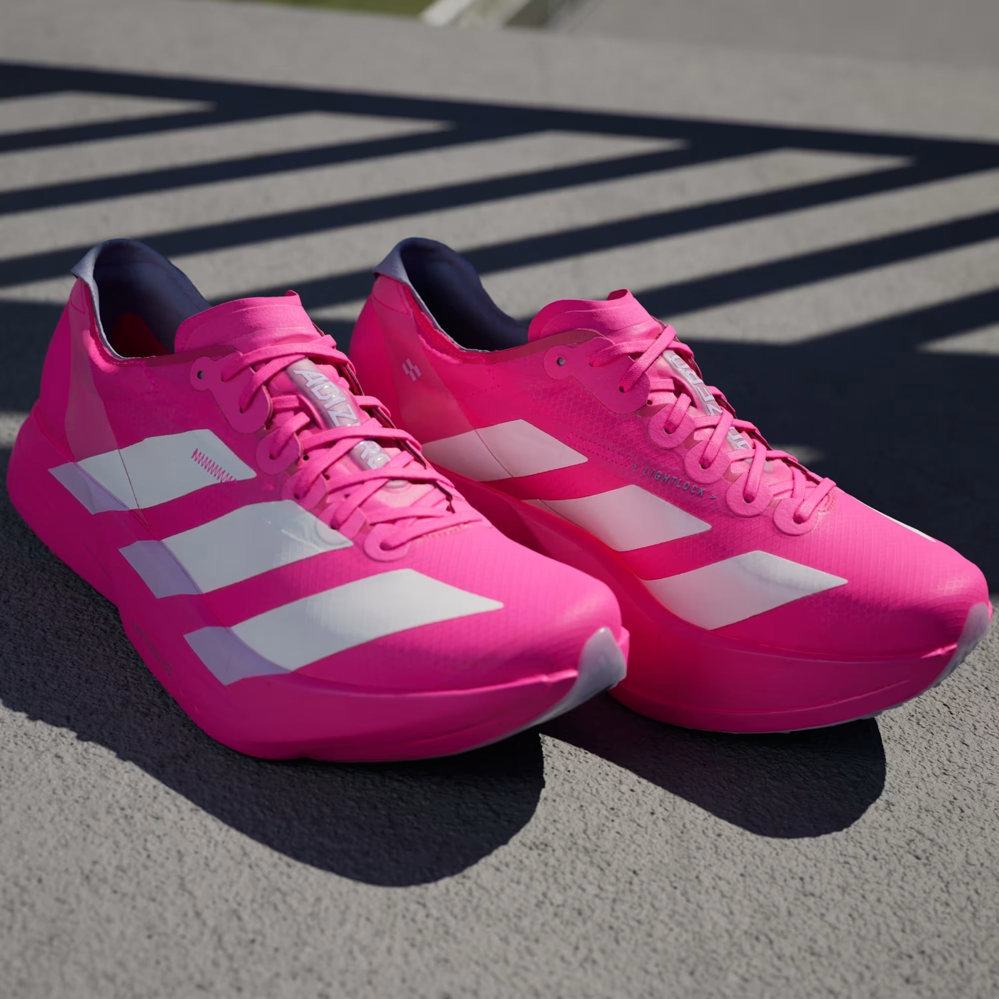 tenis adizero adios pro 4 shock pink
