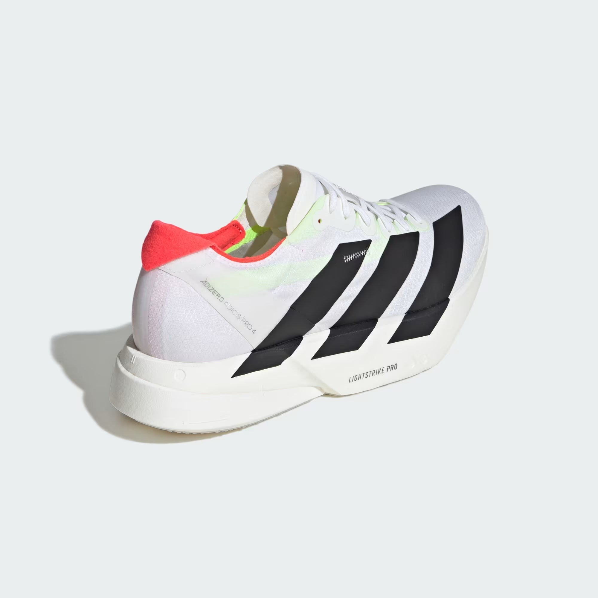 tenis adizero adios pro 4 white black red