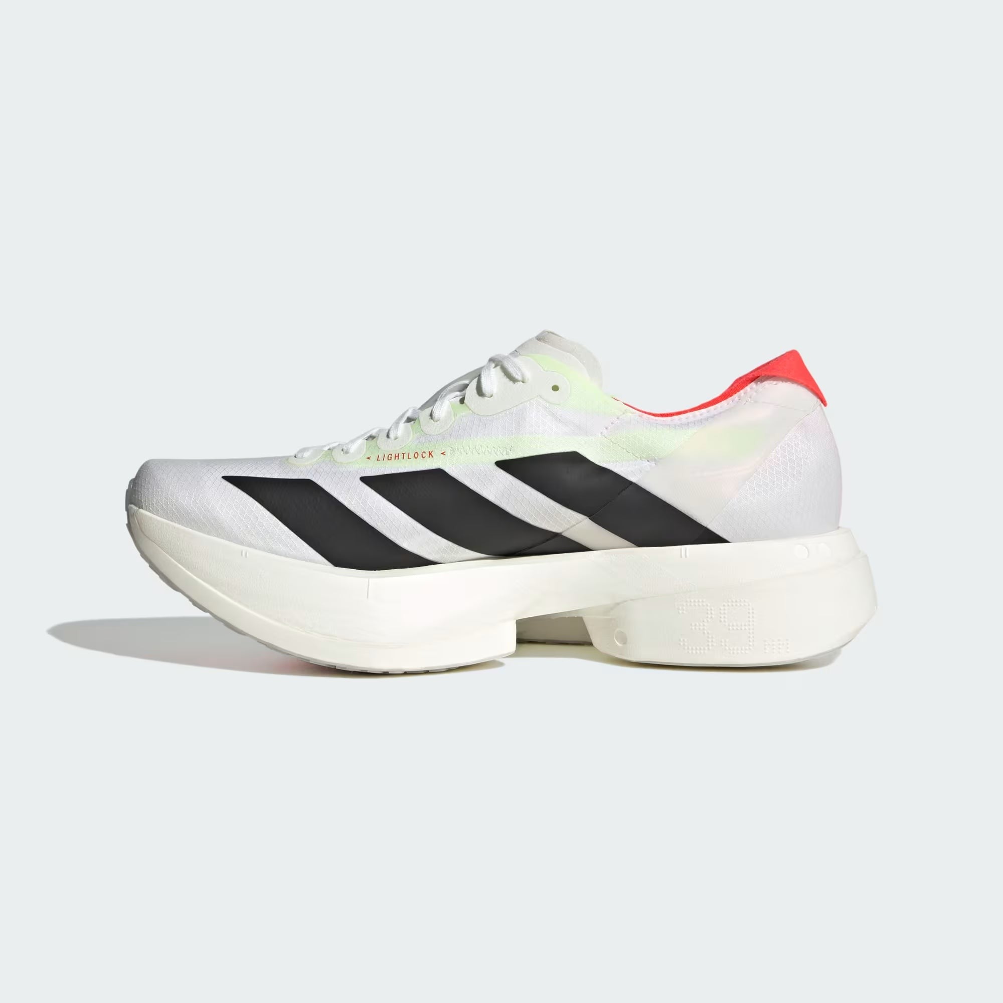 tenis adizero adios pro 4 white black red