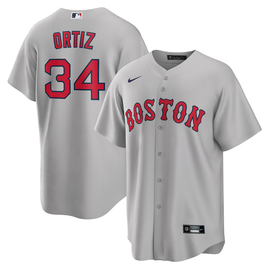 Jersey Boston Red Sox Cinza Torcedor