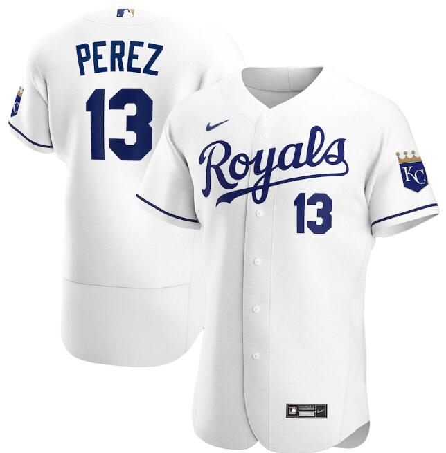 Jersey Kansas City Royals Branca Authentic
