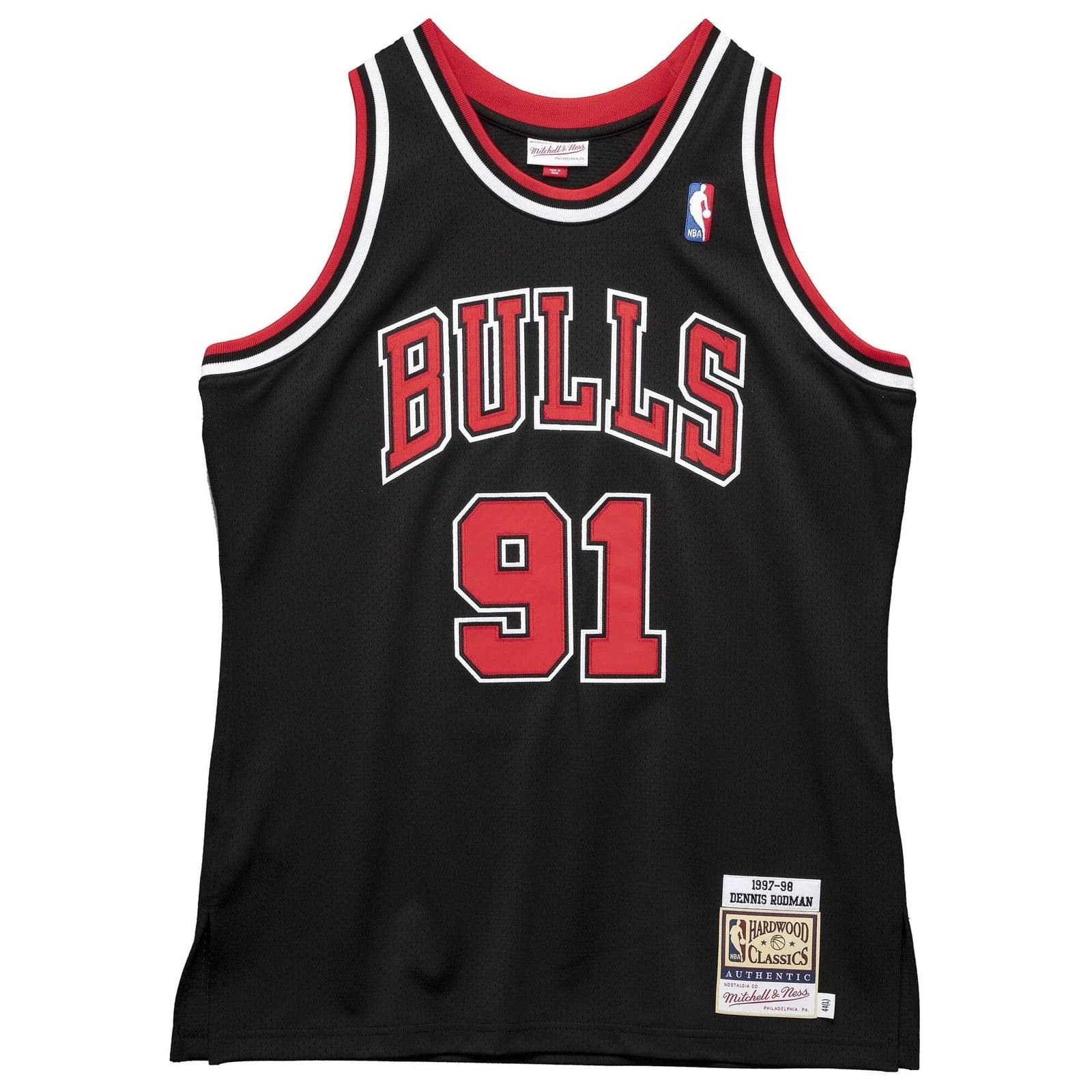 Regata Authentic Chicago Bulls Dennis Rodman 1997/98