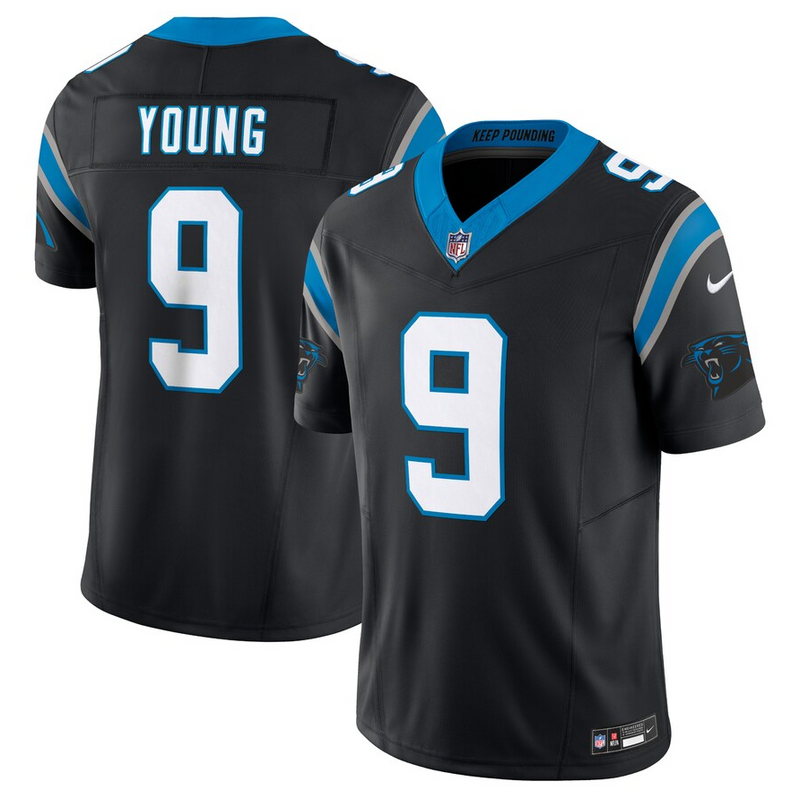 Jersey Carolina Panthers Vapor F.U.S.E. Limited Preta