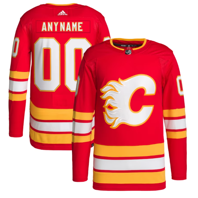 Jersey Calgary Flames Vermelha/Amarela - OGJERSEYSHOP