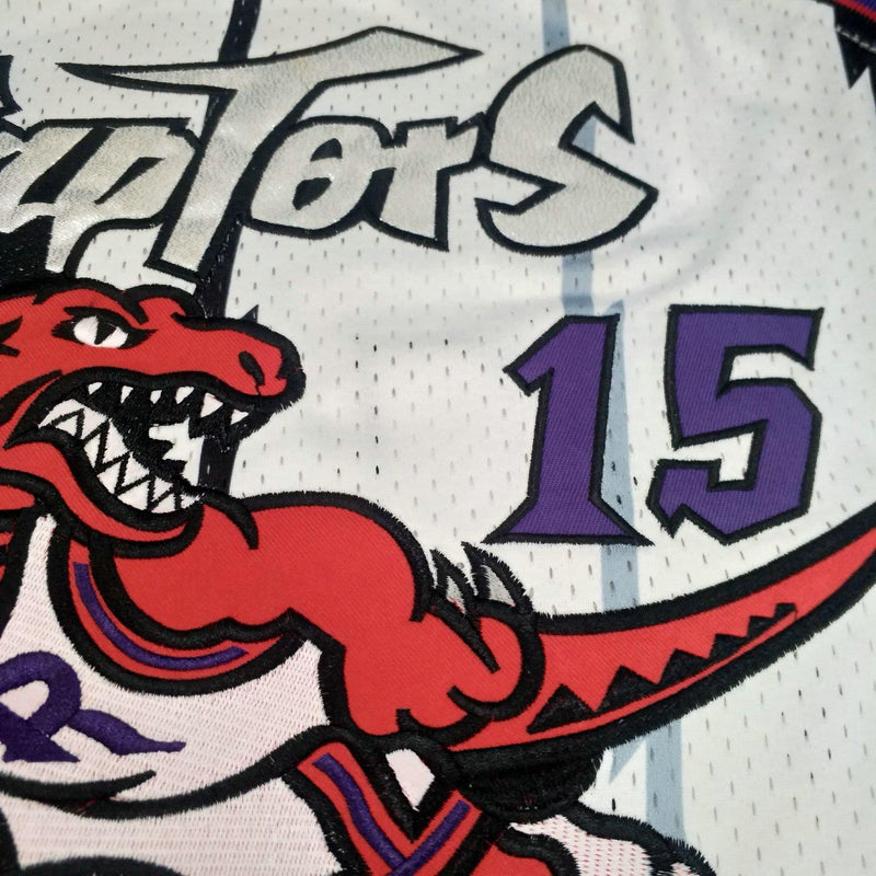 Regata Authentic Toronto Raptors Mitchell & Ness Hardwood Classics Branca 1998-99 - OGJERSEYSHOP