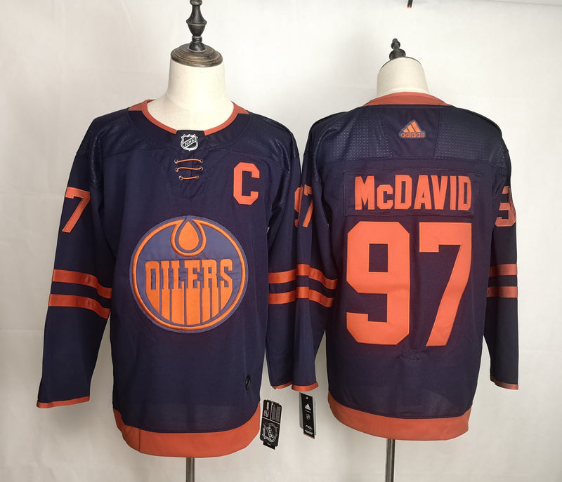 Jersey Edmonton Oilers Azul Marinho - OGJERSEYSHOP