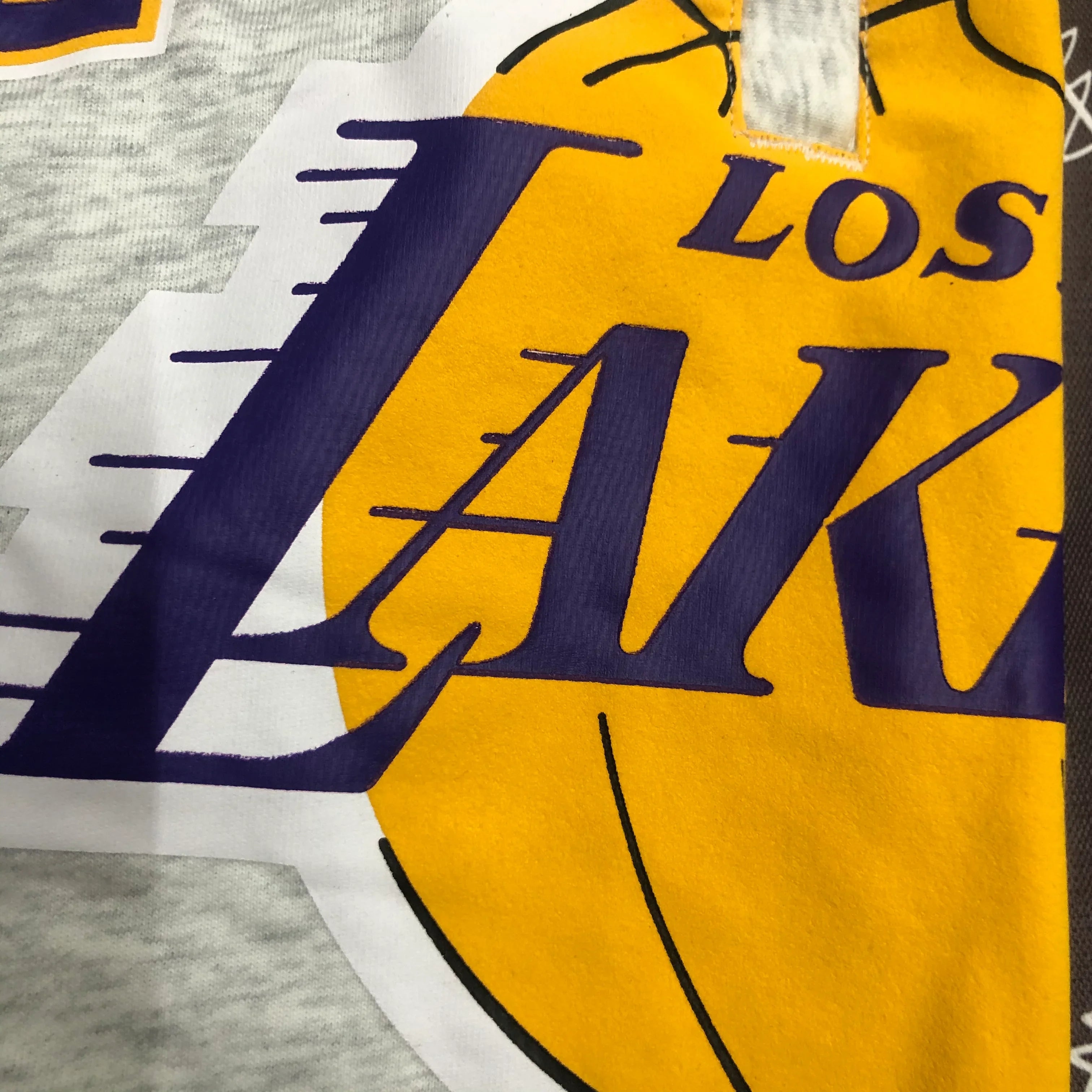 Short Casual Los Angeles Lakers Cinza - OGJERSEYSHOP