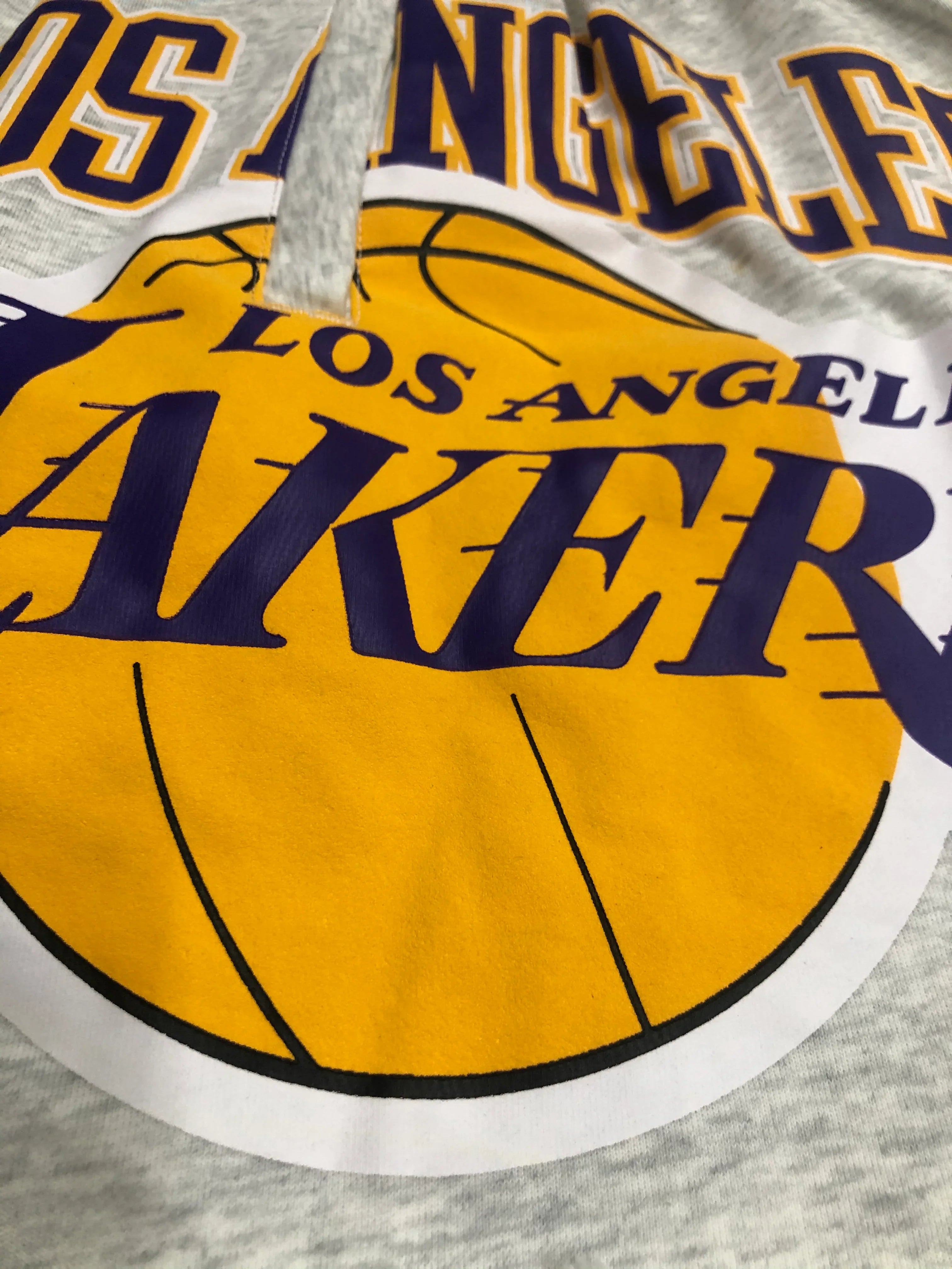 Short Casual Los Angeles Lakers Cinza - OGJERSEYSHOP