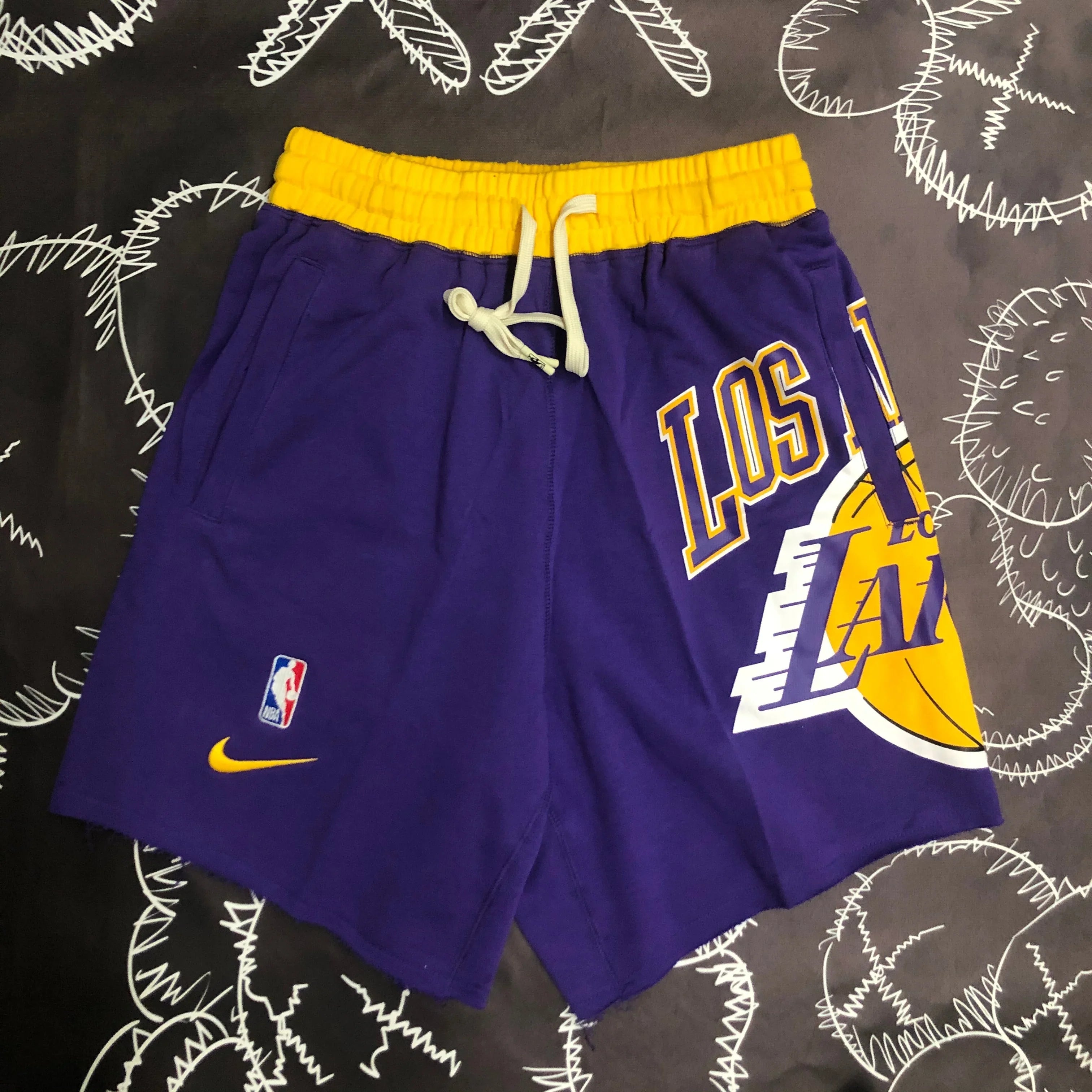 Short Casual Los Angeles Lakers Roxo - OGJERSEYSHOP