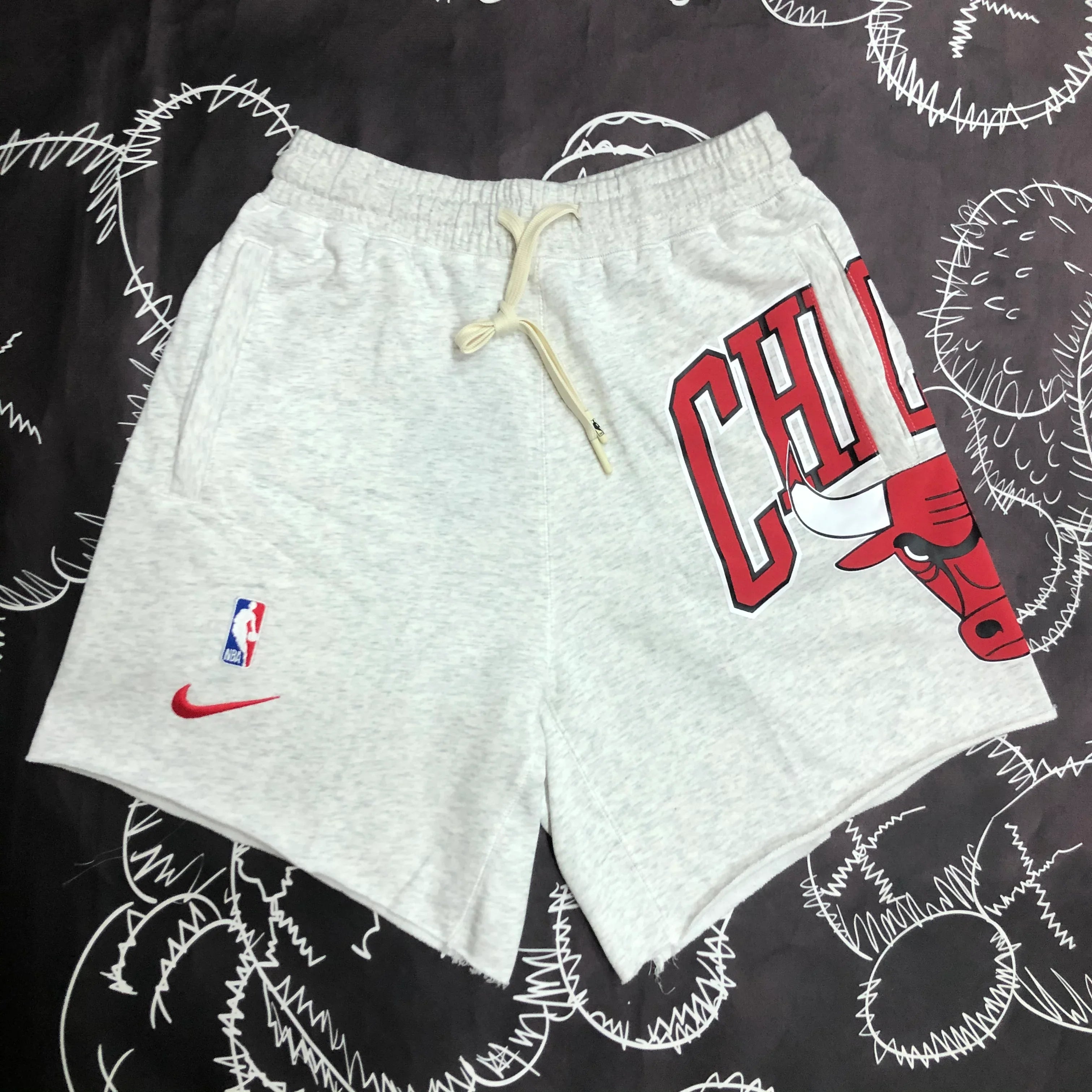 Short Casual Chicago Bulls Cinza - OGJERSEYSHOP
