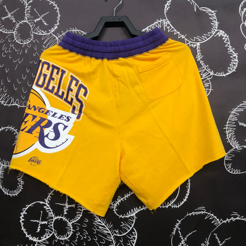 Short Casual Los Angeles Lakers Amarelo - OGJERSEYSHOP