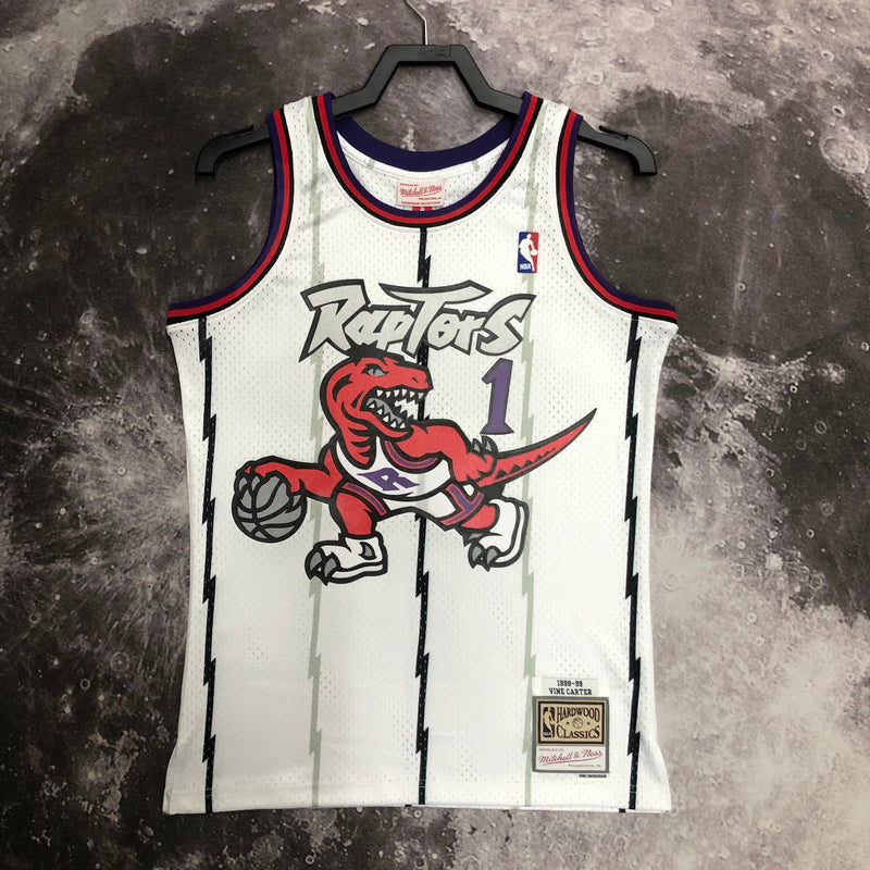 Regata Swingman Toronto Raptors Mitchell & Ness Hardwood Classics 1998/99 Branca - OGJERSEYSHOP