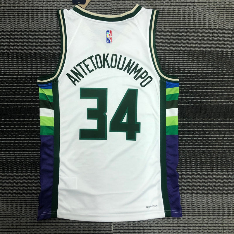 Regata Milwaukee Bucks City Edition Diamante 75th - OGJERSEYSHOP