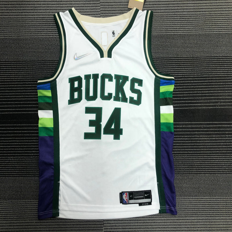 Regata Milwaukee Bucks City Edition Diamante 75th - OGJERSEYSHOP