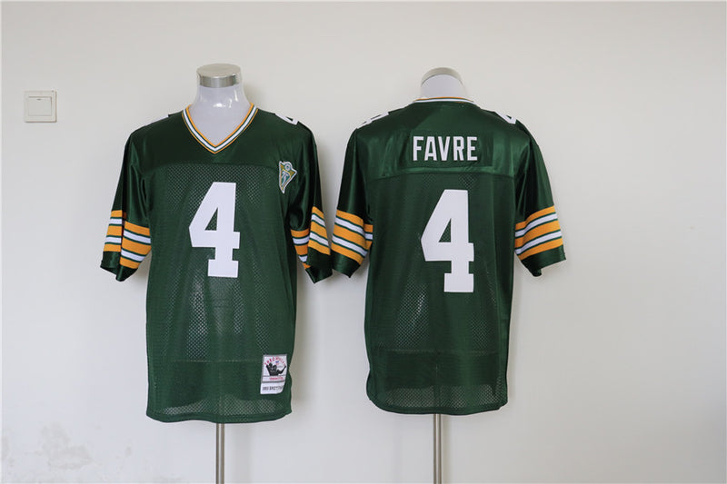 Jersey Grenn Bay Packers Mitchell & Ness Throwback Branca - OGJERSEYSHOP