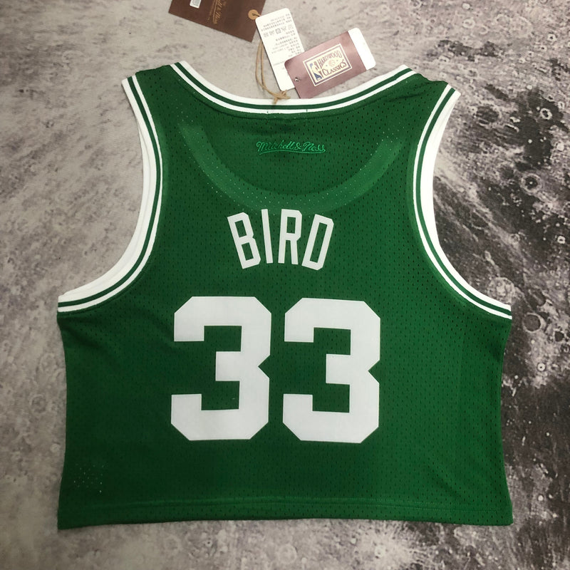 Regata Cropped Larry Bird Boston Celtics Mitchell & Ness Hardwood Classics - OGJERSEYSHOP