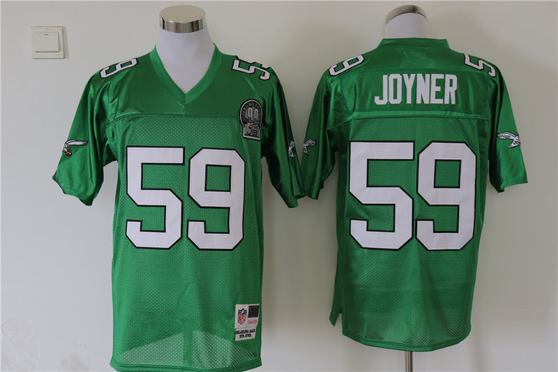 Jersey Philadelphia Eagles Mitchell & Ness Throwback Verde - OGJERSEYSHOP