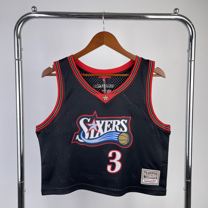 Regata Cropped Allen Iverson Philladelphia 76ers Mitchell & Ness Hardwood Classics - OGJERSEYSHOP