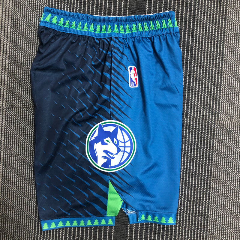 Short Minnesota Timberwolves City Edition Diamante 75th - OGJERSEYSHOP