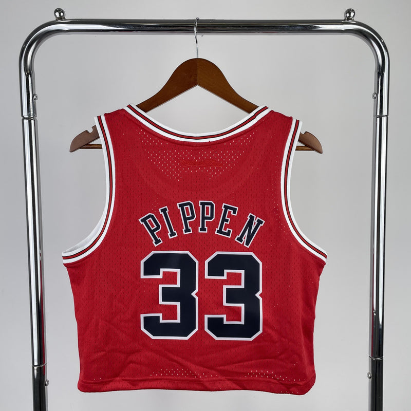 Regata Cropped Pippen Chicago Bulls Mitchell & Ness Hardwood Classics - OGJERSEYSHOP