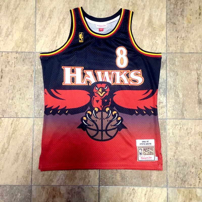 Regata Authentic Atlanta Hawks Mitchell & Ness Hardwood Classics 1996/97 - OGJERSEYSHOP