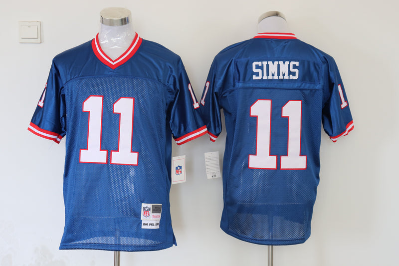 Jersey New York Giants Mitchell & Ness Azul - OGJERSEYSHOP