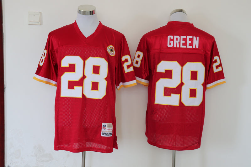 Jersey Washington Redskins Mitchell & Ness Throwback Vermelha - OGJERSEYSHOP