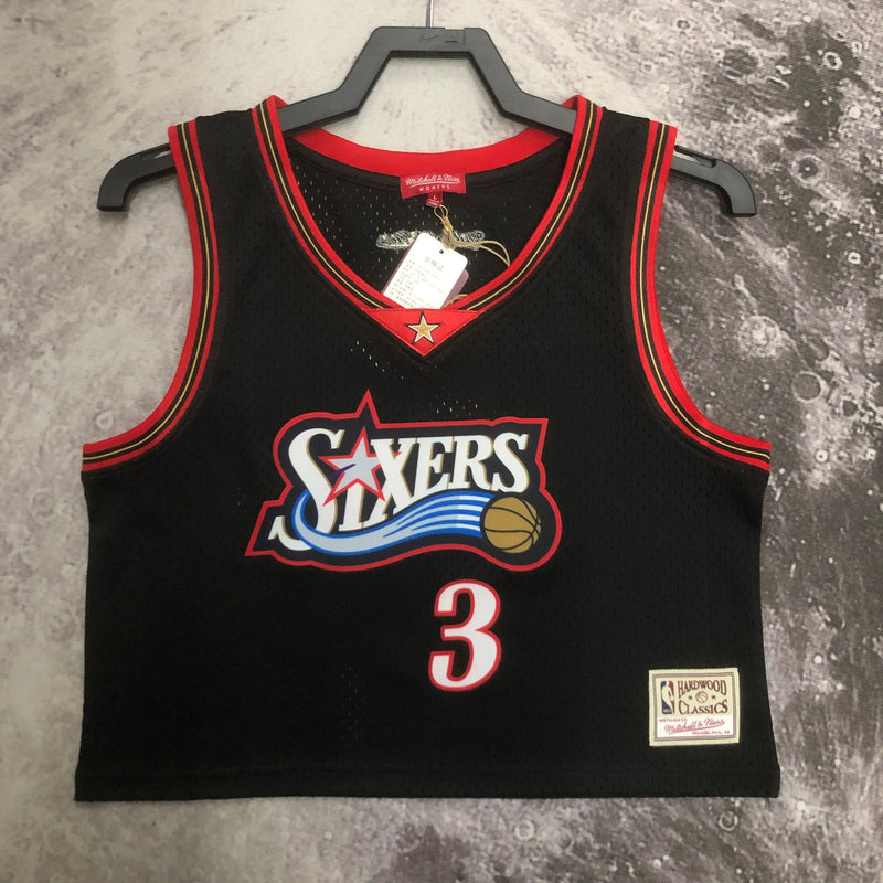 Regata Cropped Allen Iverson Philladelphia 76ers Mitchell & Ness Hardwood Classics - OGJERSEYSHOP