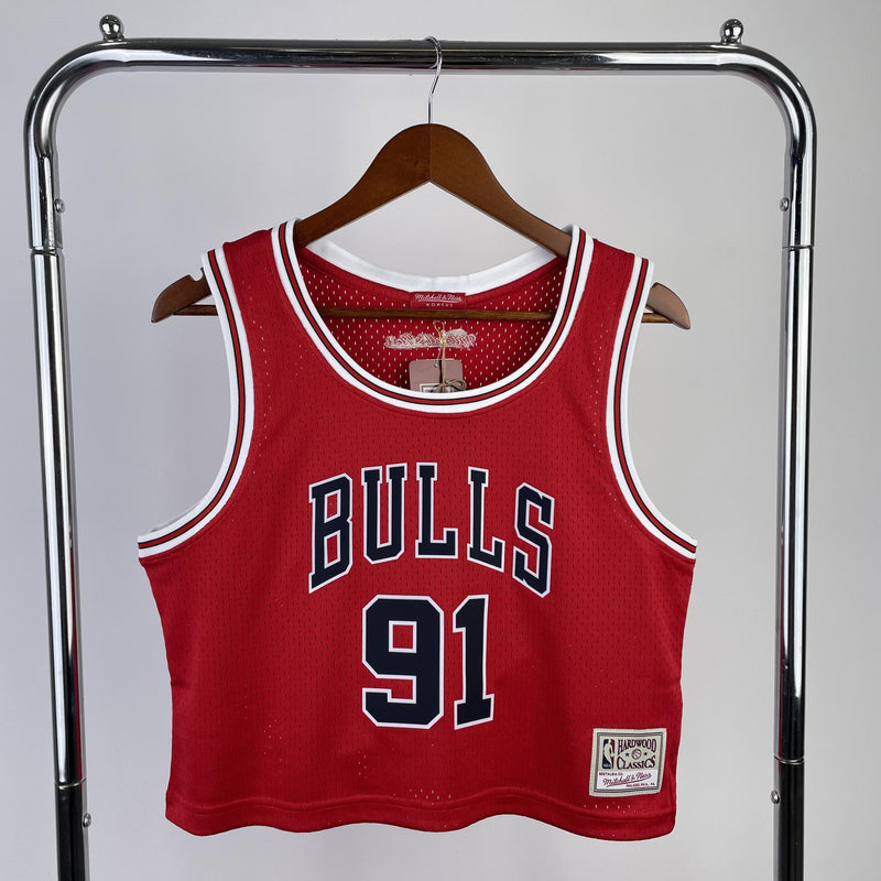 Regata Cropped Rodman Chicago Bulls Mitchell & Ness Hardwood Classics - OGJERSEYSHOP