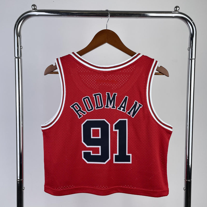 Regata Cropped Rodman Chicago Bulls Mitchell & Ness Hardwood Classics - OGJERSEYSHOP