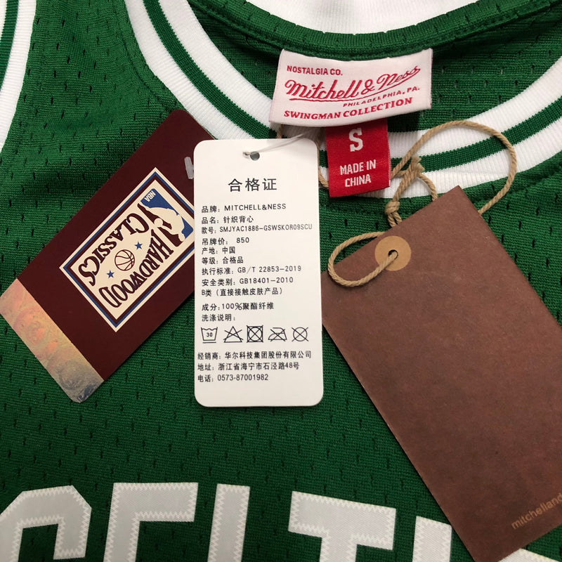 Regata Swingman Boston Celtics Mitchell & Ness Hardwood Classics 1985/86 - OGJERSEYSHOP