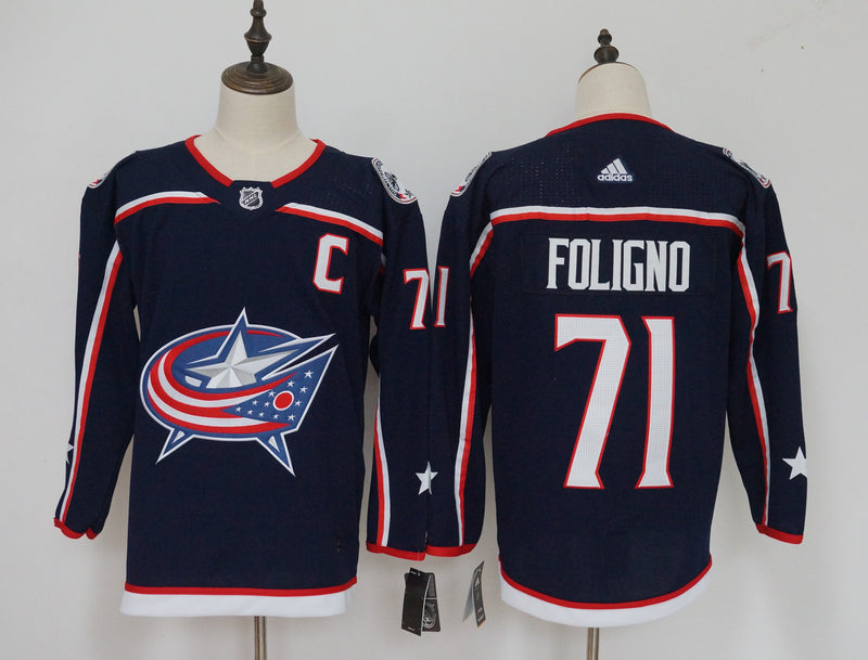 Jersey Columbus Blue Jackets Azul - OGJERSEYSHOP