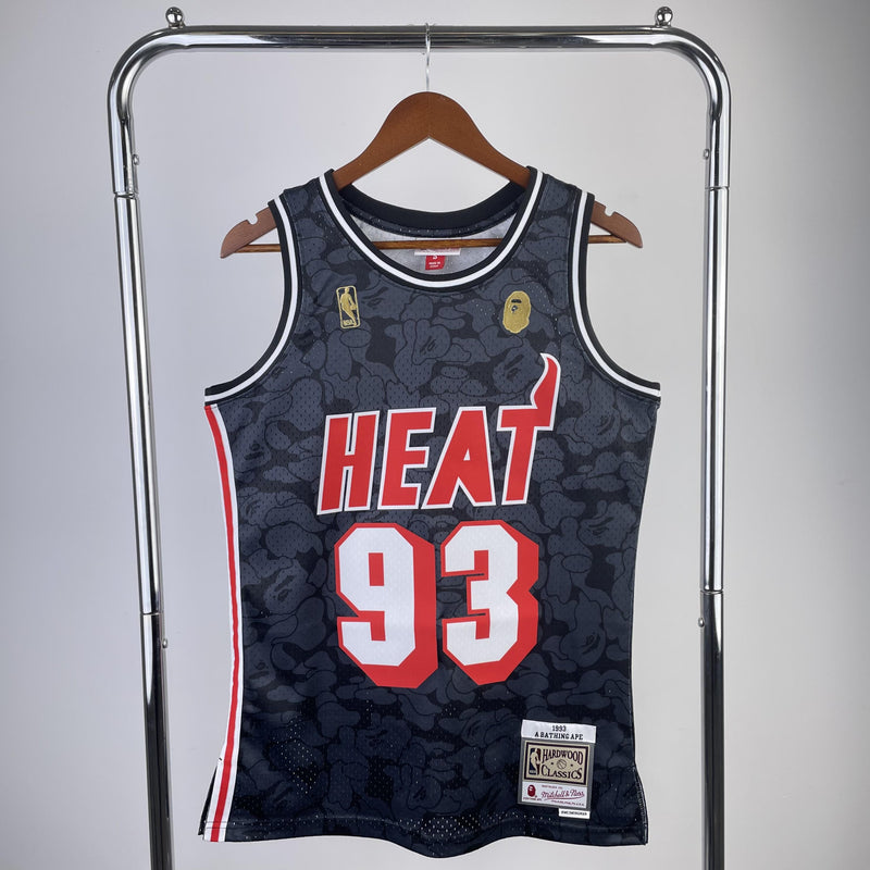 Regata Swingman BAPE X Miami Heat Mitchell & Ness Hardwood Classics 1993 - OGJERSEYSHOP