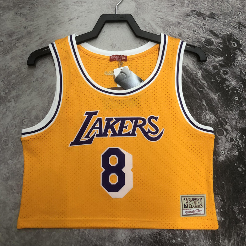 Regata Cropped Kobe Bryant Los Angeles Lakers Mitchell & Ness Hardwood Classics - OGJERSEYSHOP